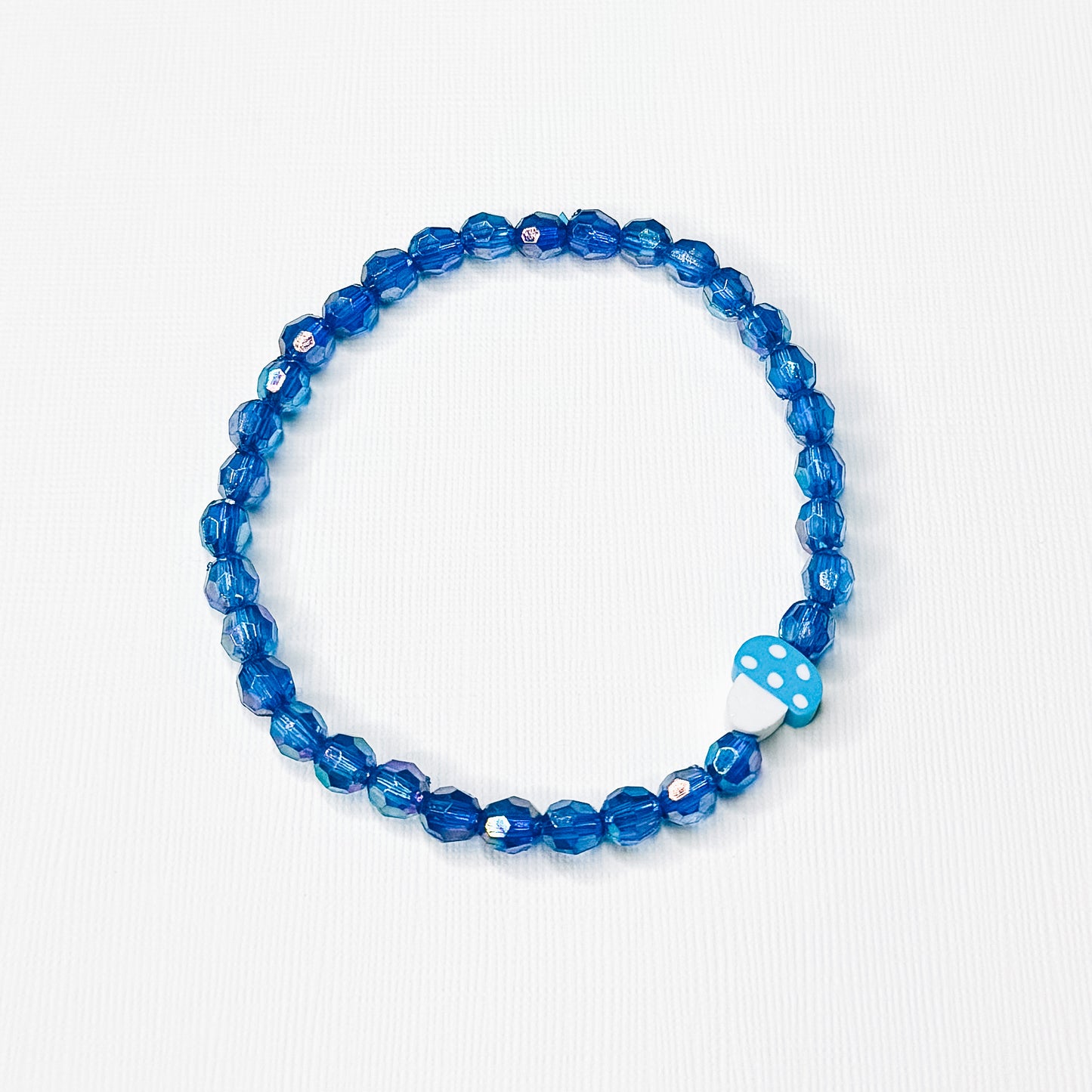 Dark Blue Mushroom Bracelet