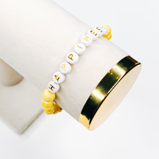 Yellow Happiness Bracelet