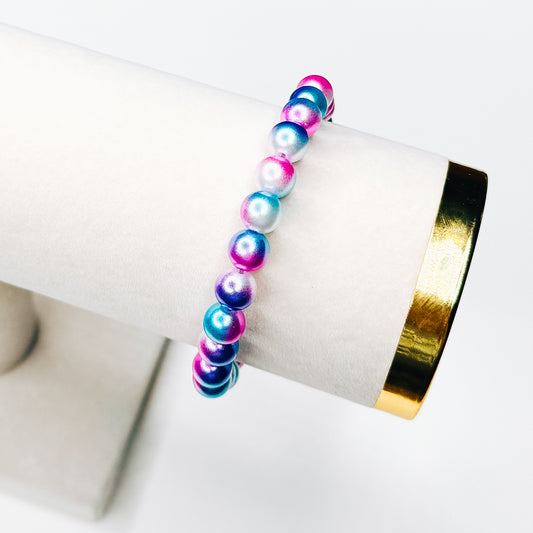 Cotton Candy Pearl Bracelet