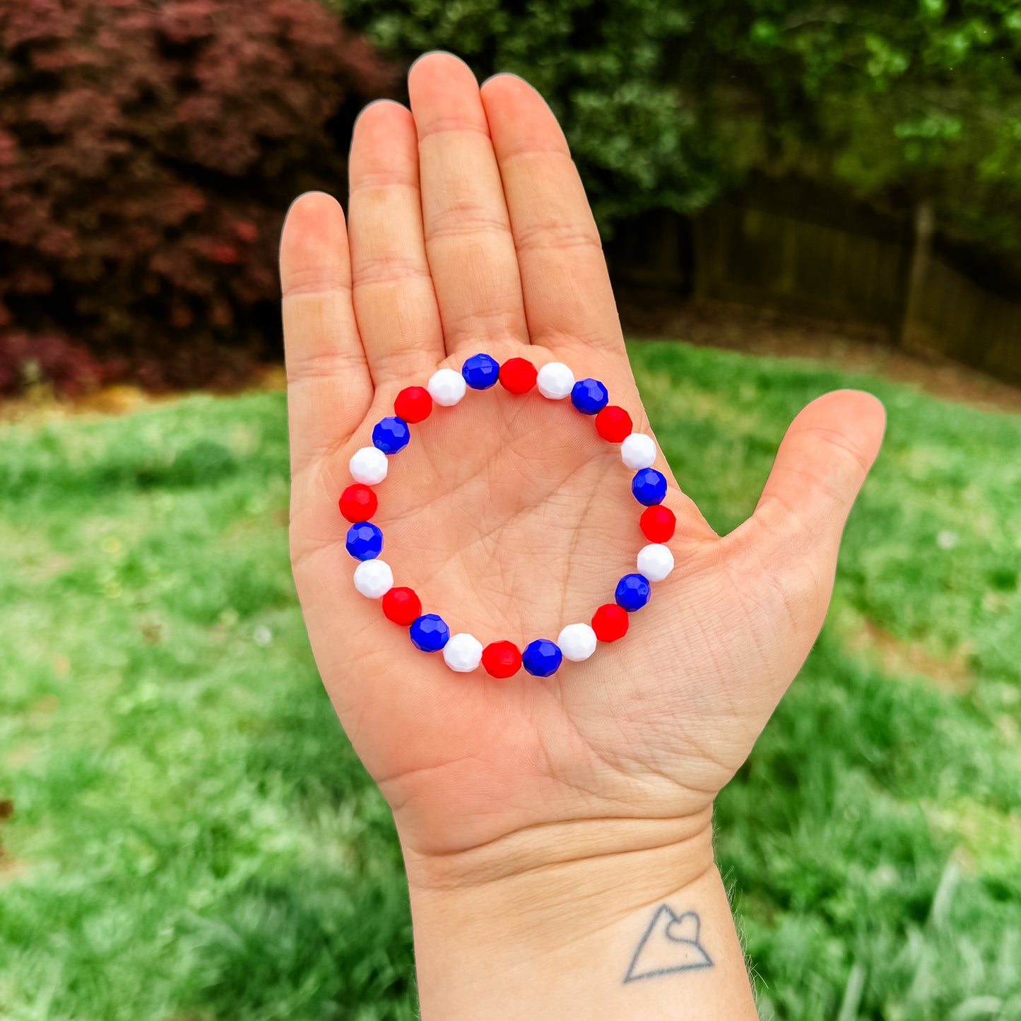 Red White & Blue Mix Bracelet