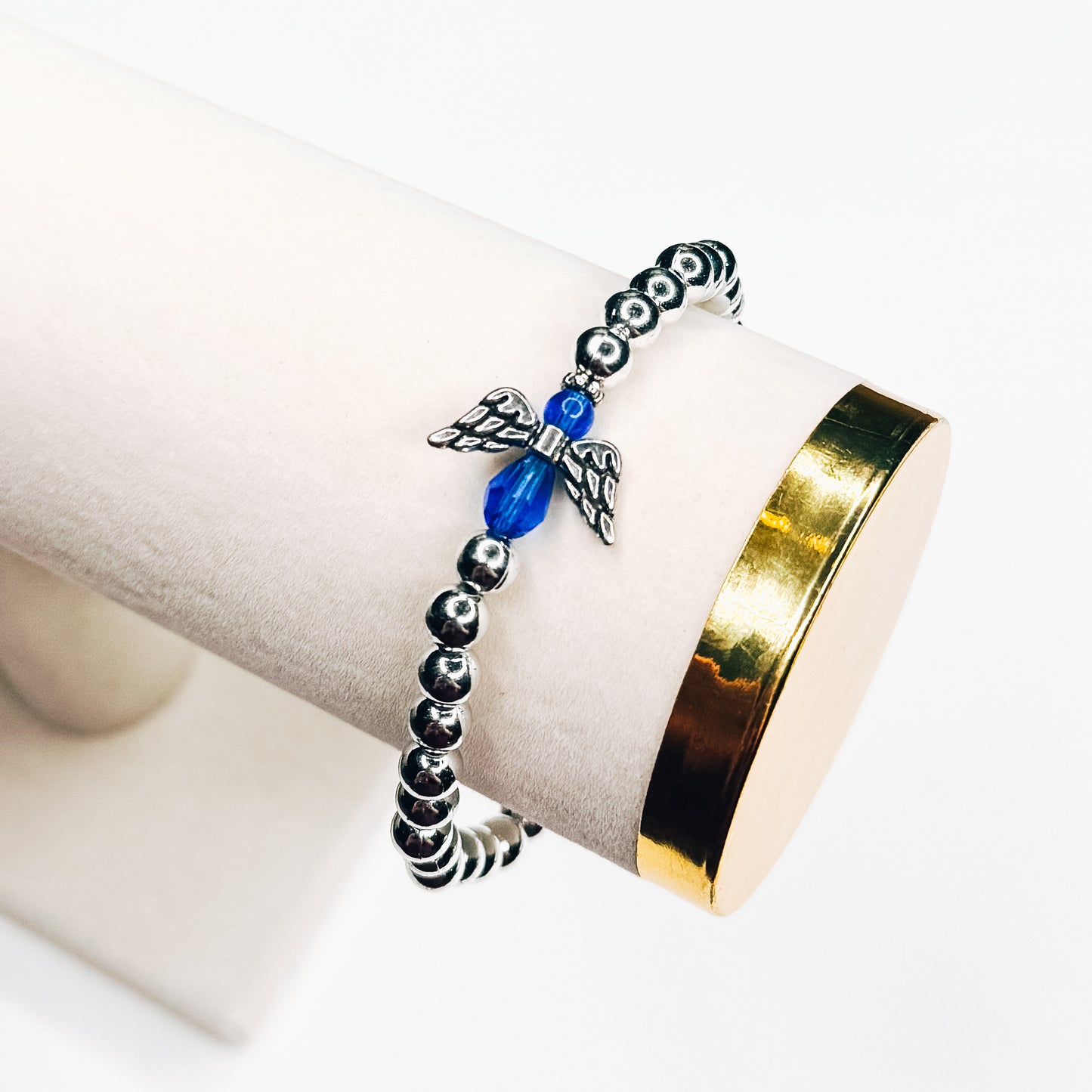 Blue & Silver Angel Bracelet