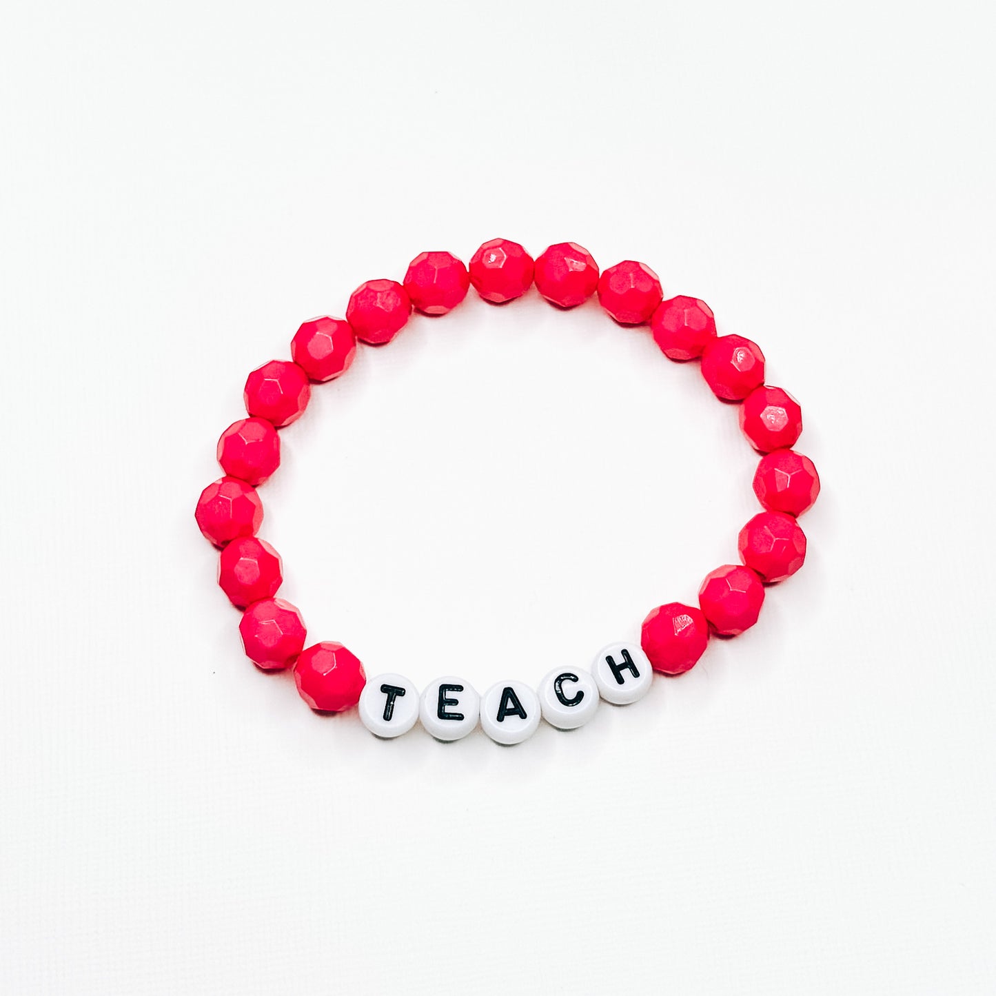 Teach Hot Pink Bracelet