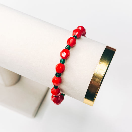 Red & Green Mix Bracelet