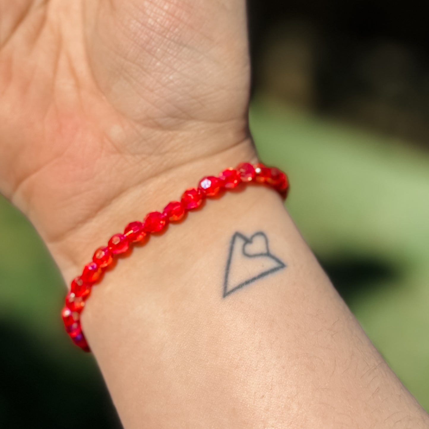 Red Dainty Bracelet