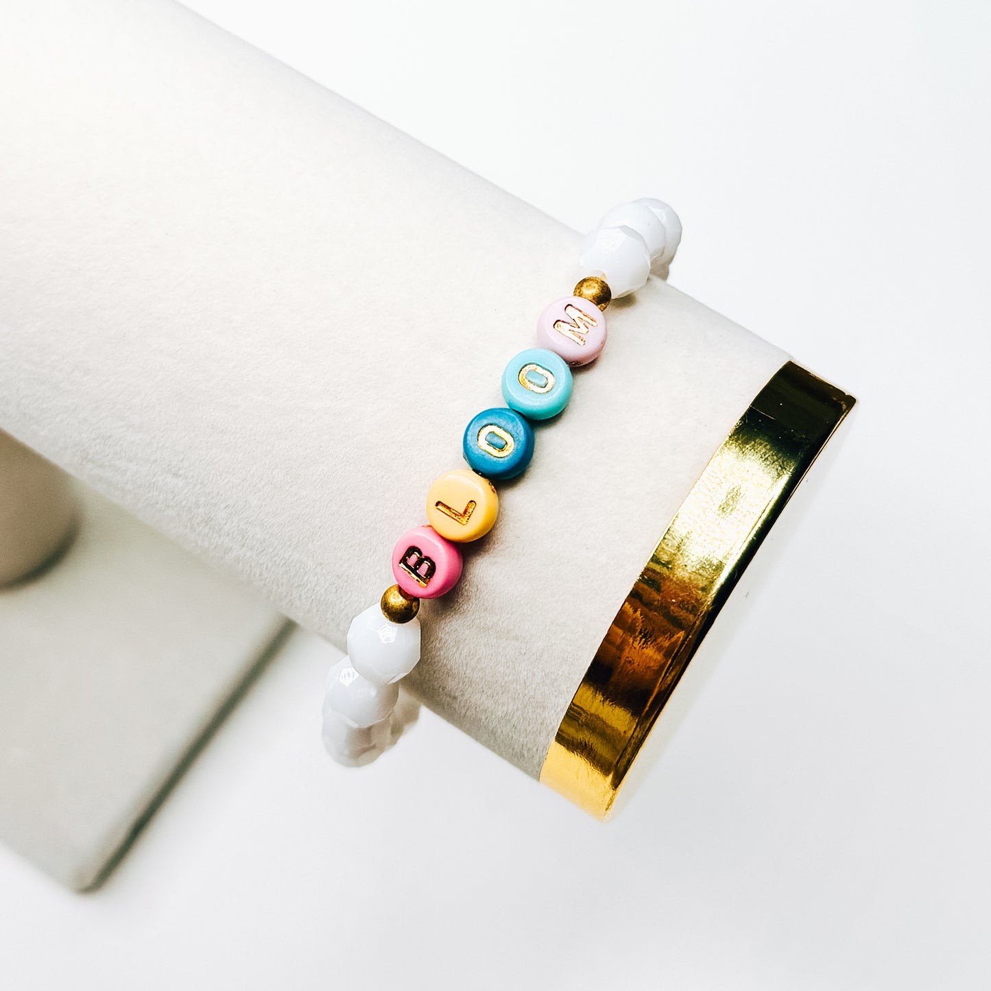 Bloom White Multi Bracelet