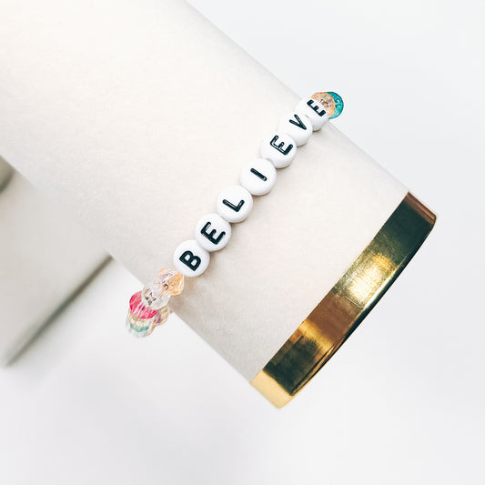 Believe Multicolor Bracelet