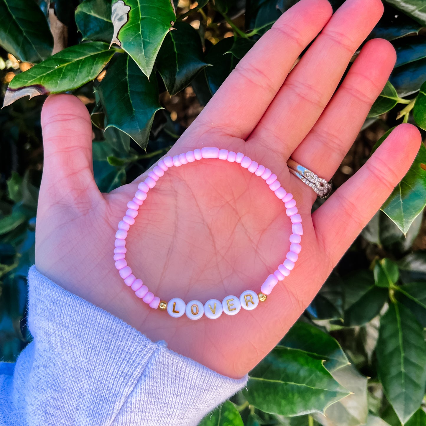 Lover Light Pink Dainty Bracelet