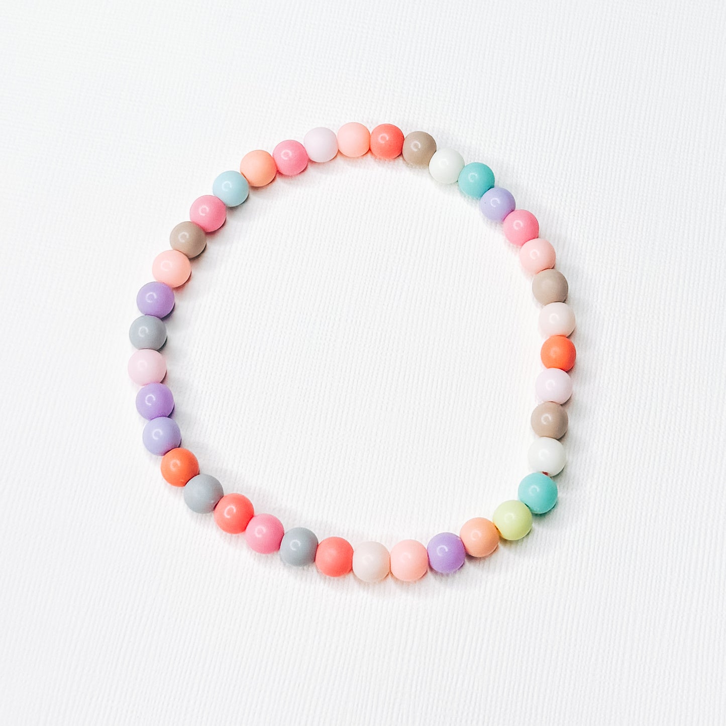 Bright Multicolor Mix Beaded Bracelet