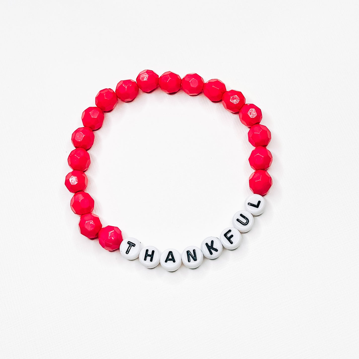 Thankful Hot Pink Bracelet