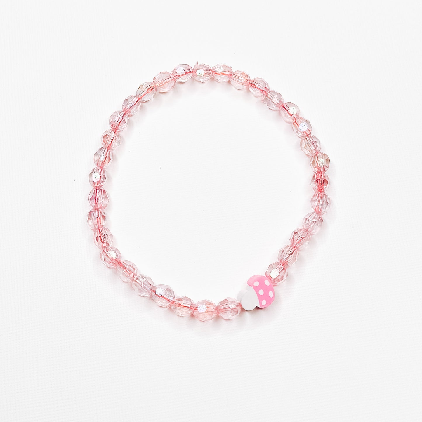 Pink Mushroom Bracelet