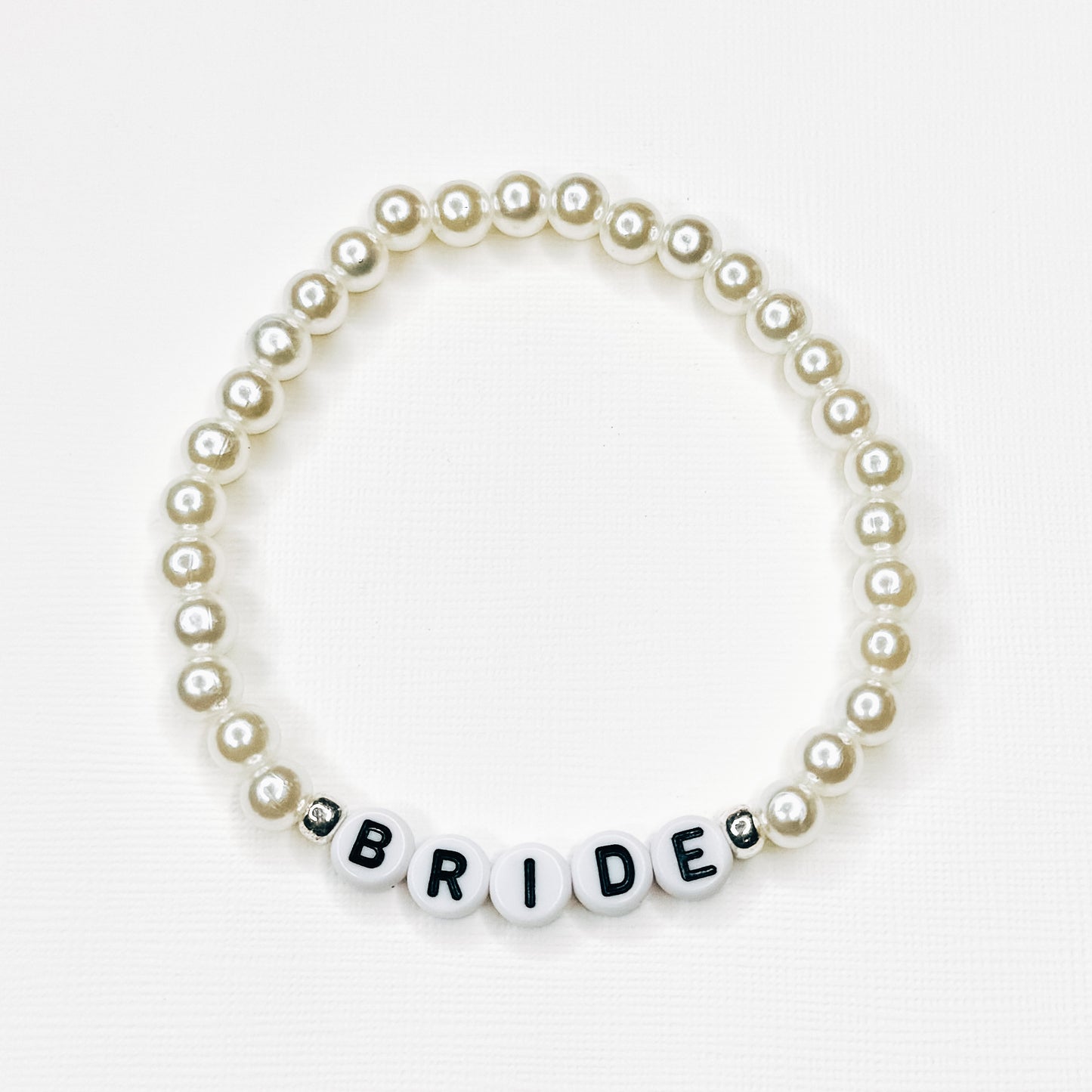 Silver Accent Bride Pearl Bracelet