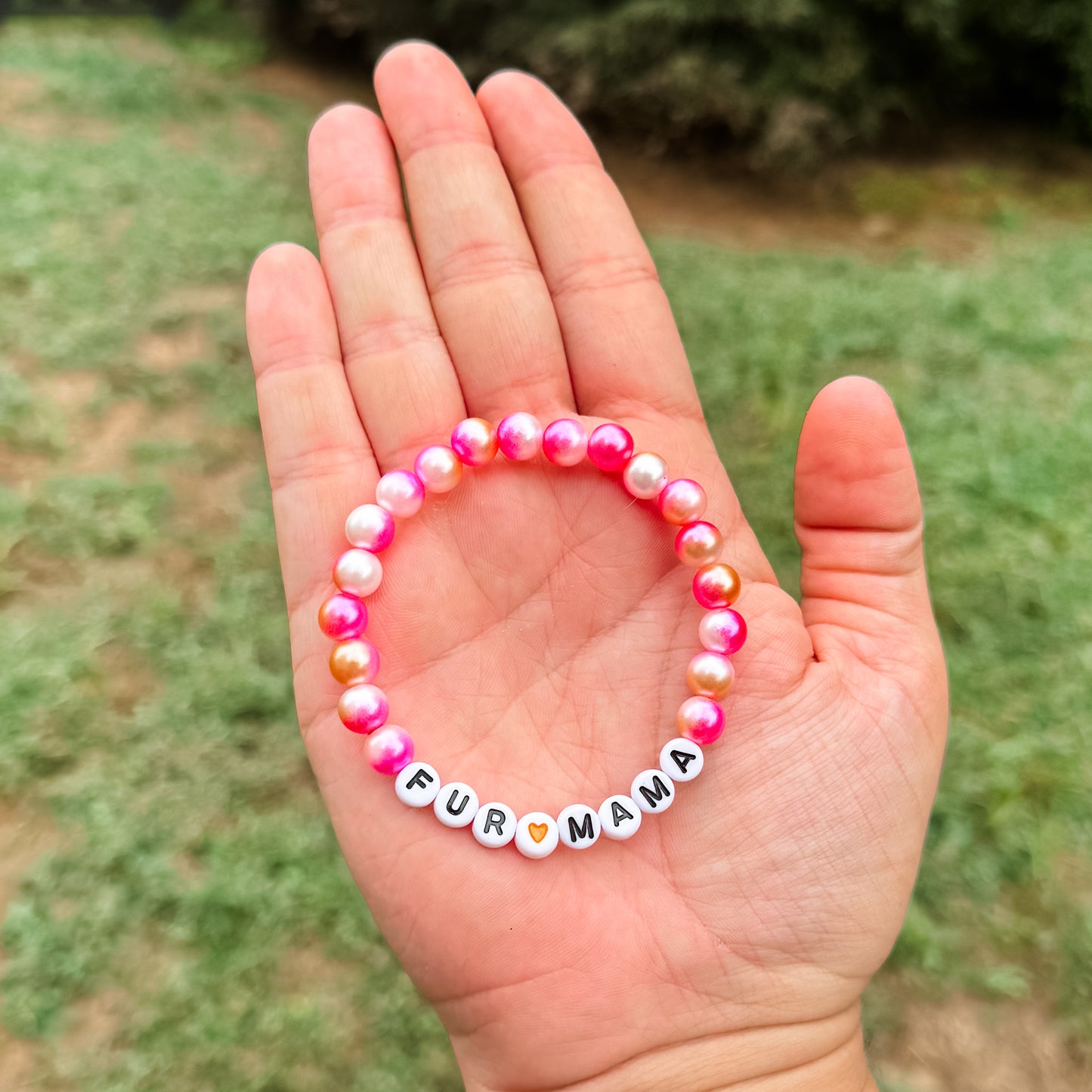 Fur Mama Pink Pearl Mix Bracelet