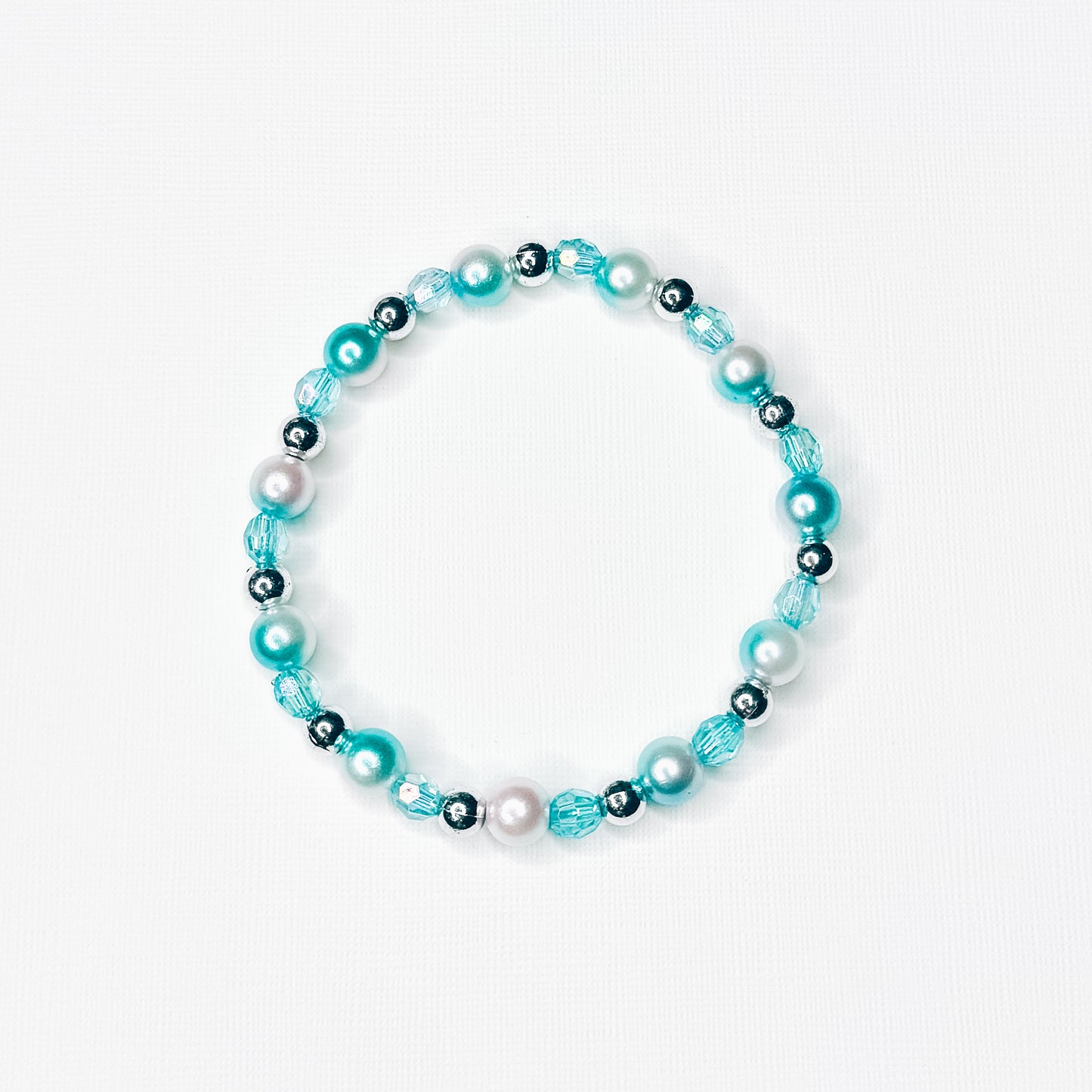 Blue & Winter Pearl Mix Bracelet