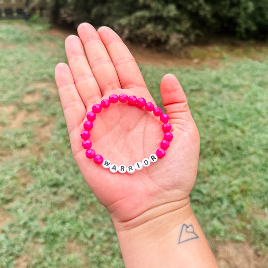 Warrior Hot Pink Bracelet