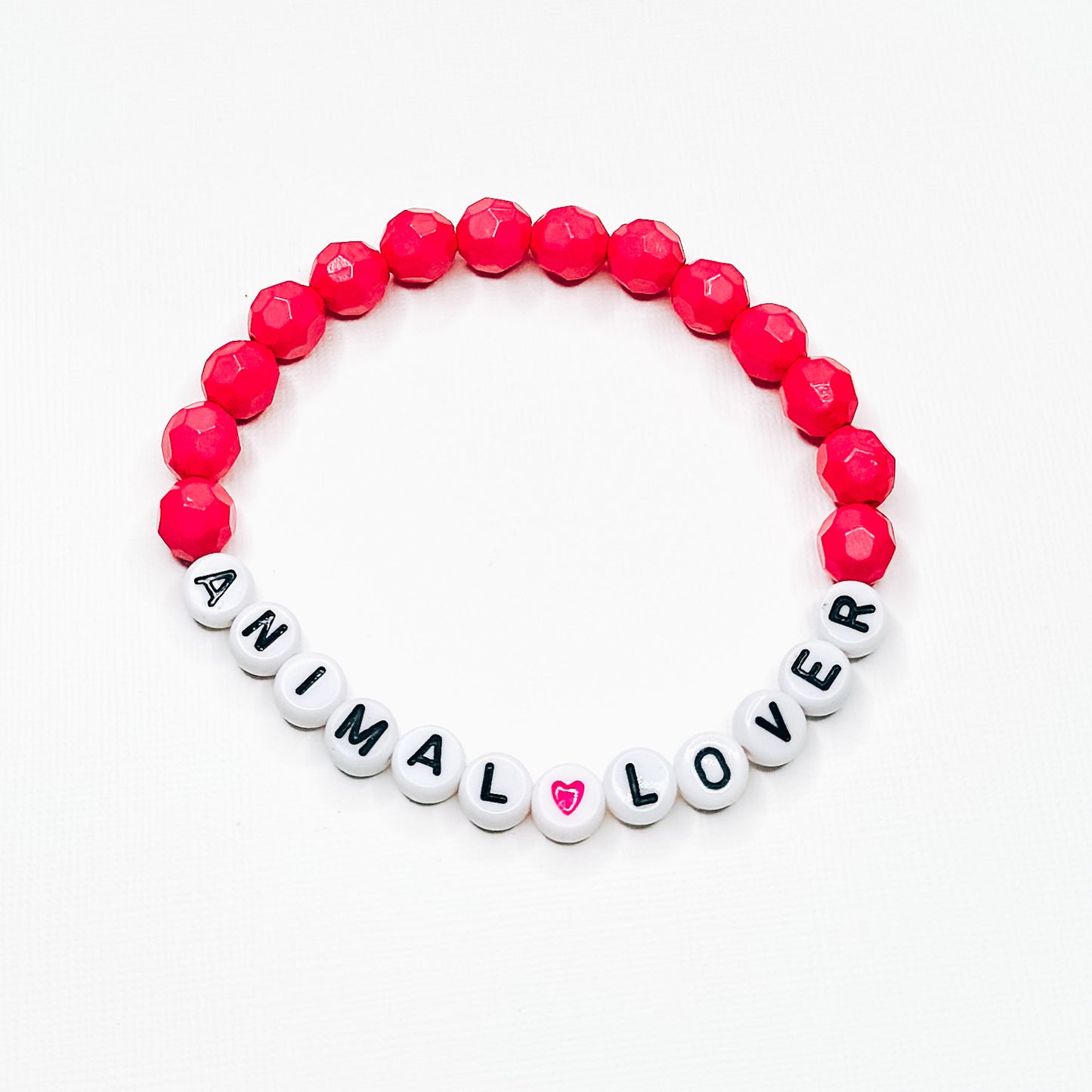 Animal Lover Hot Pink Bracelet