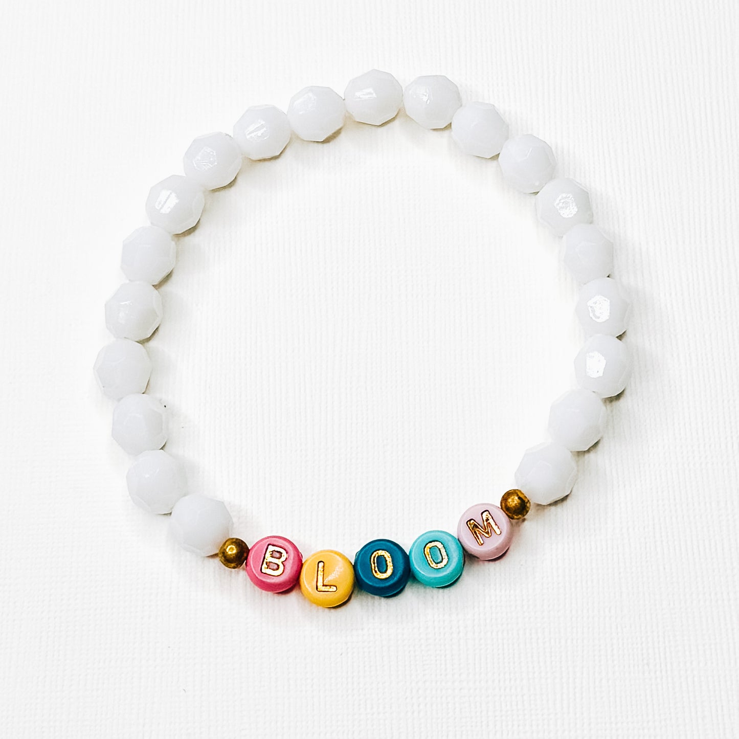 Bloom White Multi Bracelet