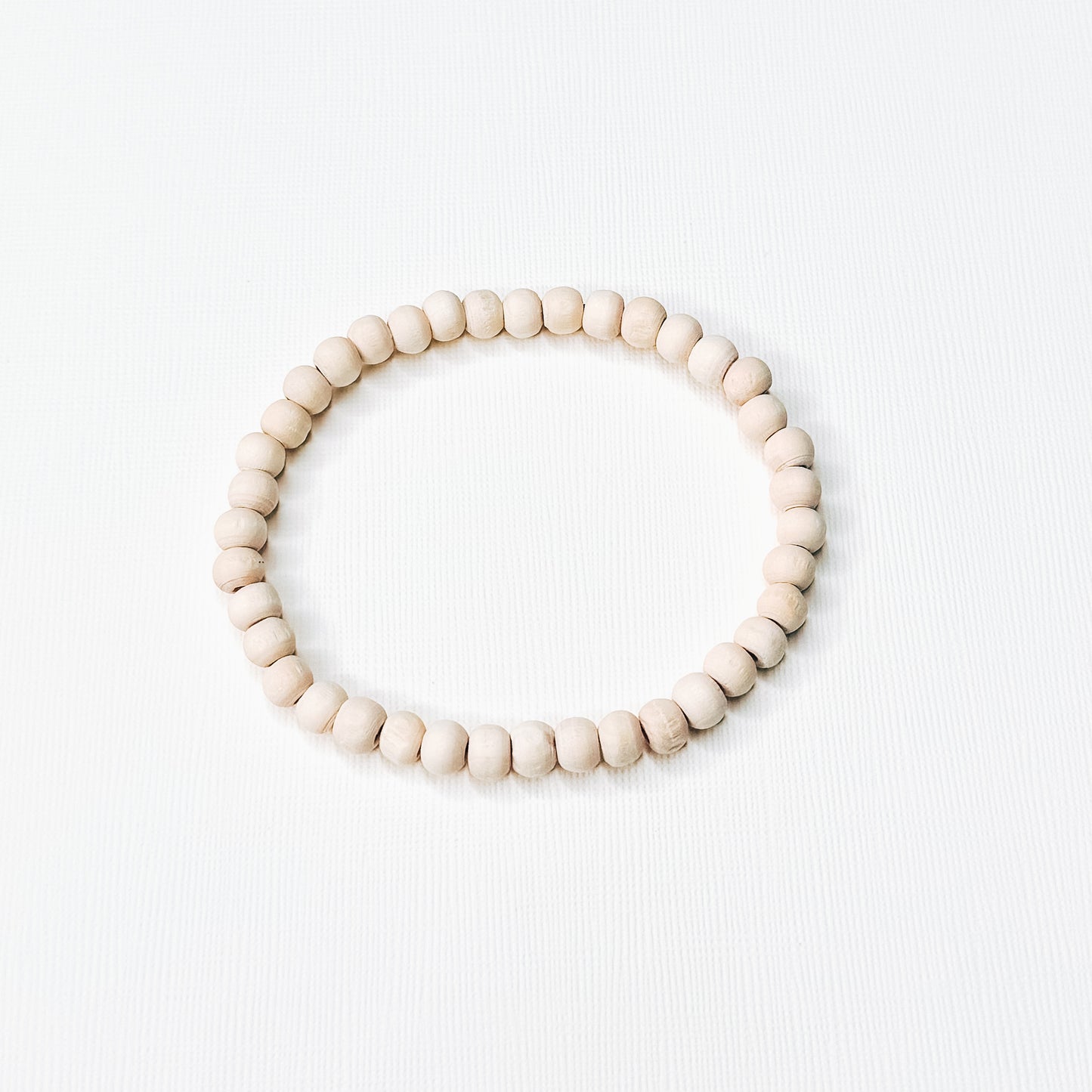 Dainty Wooden Beaded Bracelet